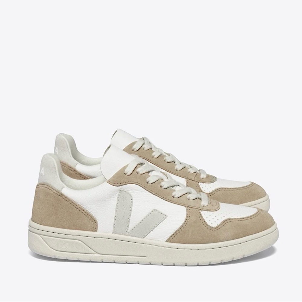 Veja V-10 Extra White/Natural/Sahara Women's Sneakers Size 9 Eur 40